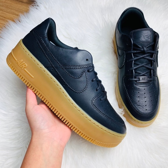nike air force 1 sage low gum sole